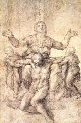 Michelangelo Buonarroti, Study for the Colonna Piet